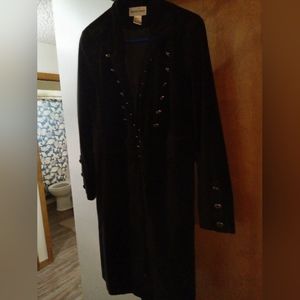 Buccaneer jacket black velvet size 12 Newport News